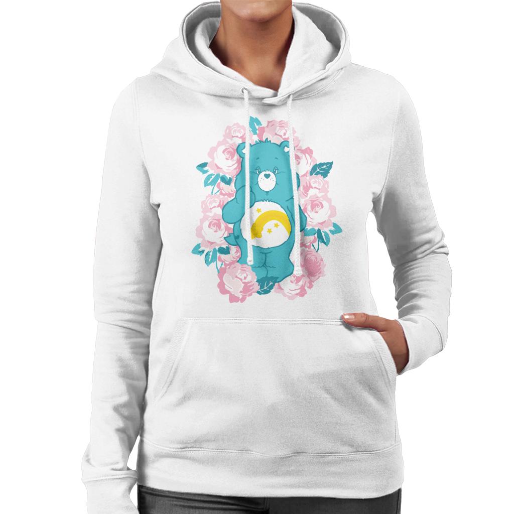 Wish Bear Pink Flowers Women's Hooded Sweatshirt Care Bears Store