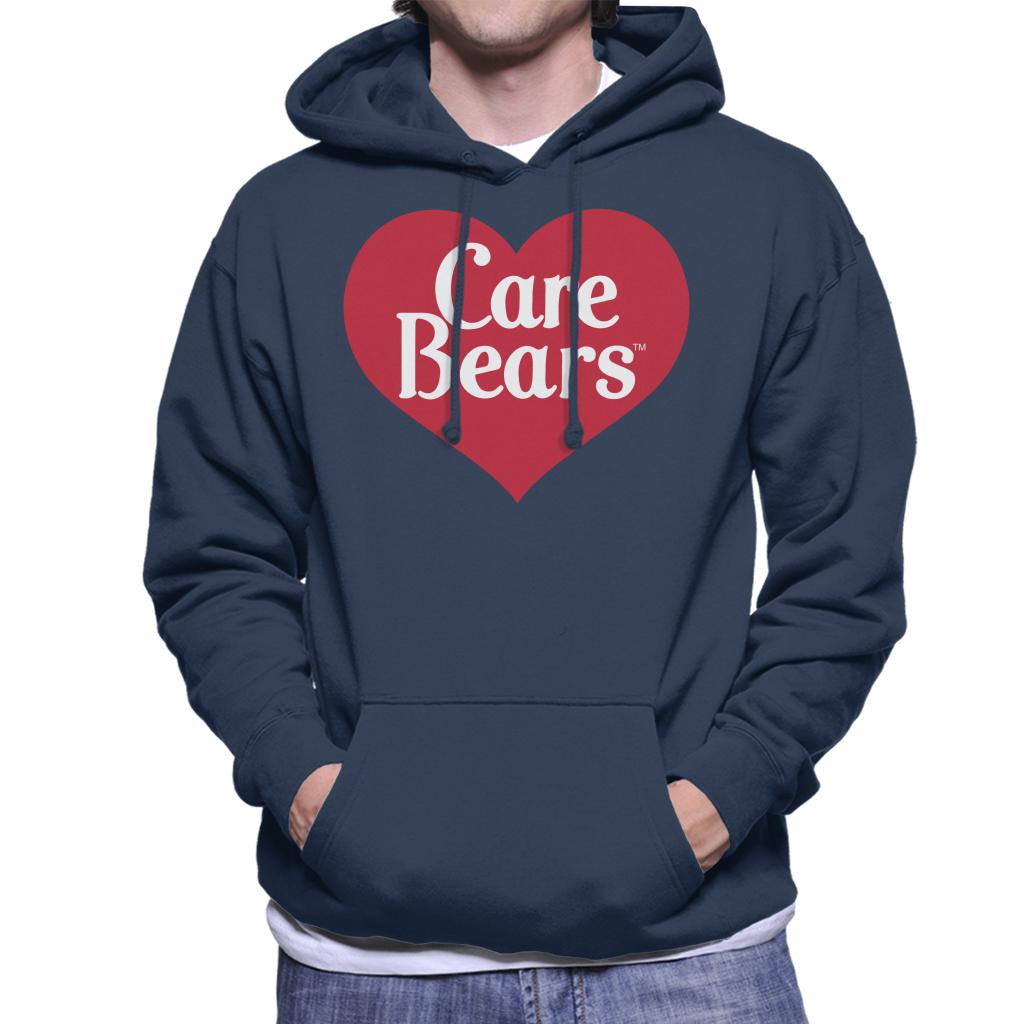 Love Heart Logo Men's Hooded Sweatshirt Care Bears Store