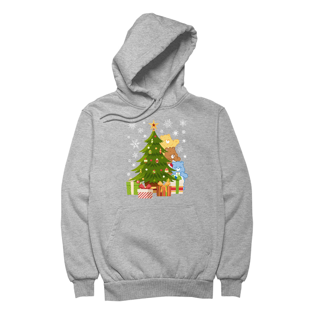Care Bears Christmas Behind The Christmas Tree Men's Hooded