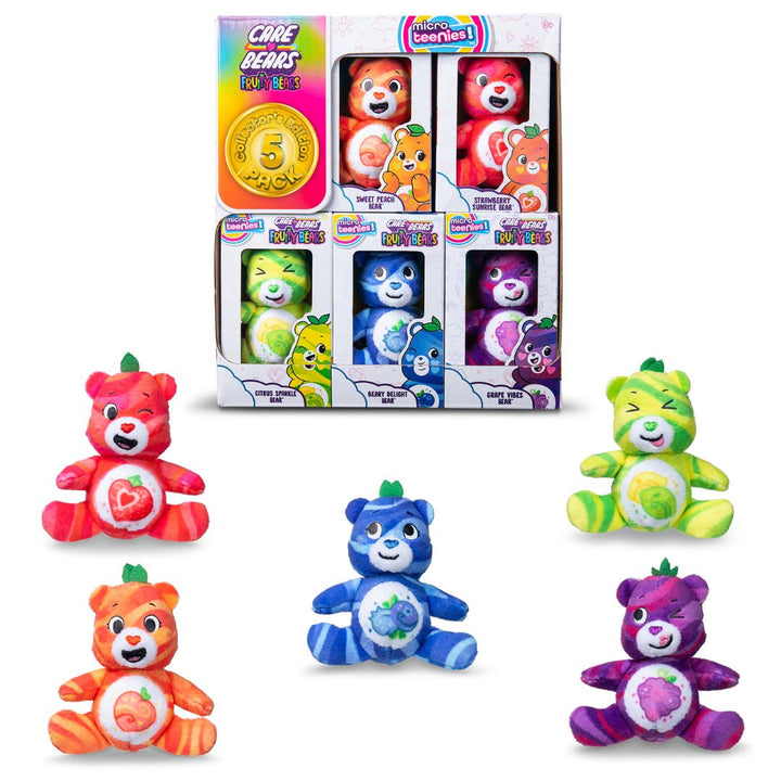 Care Bears Micro Teenies Care Bears Fruit Friends Collectors 5 Pack