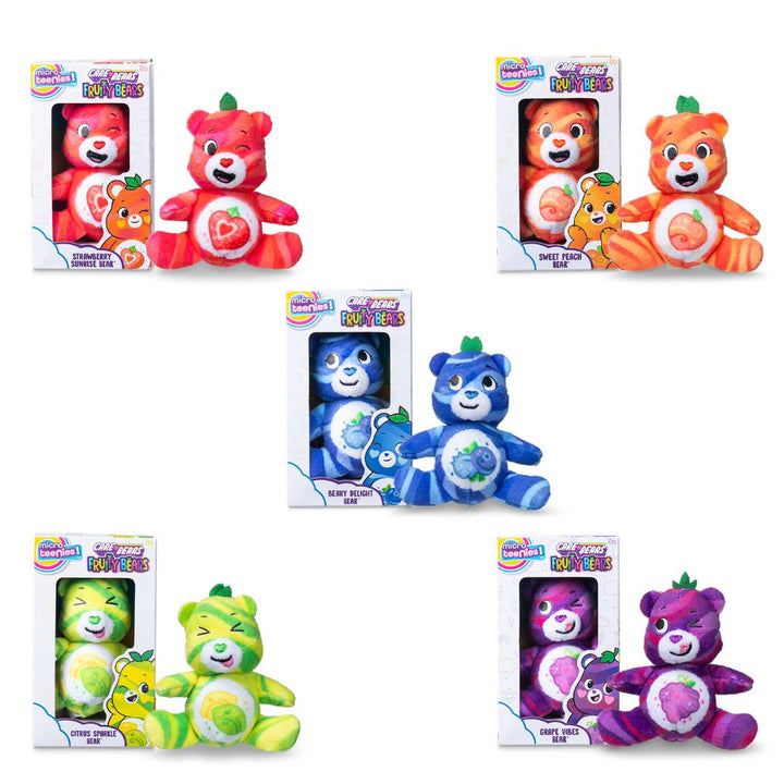 Care Bears Micro Teenies Care Bears Fruit Friends Collectors 5 Pack