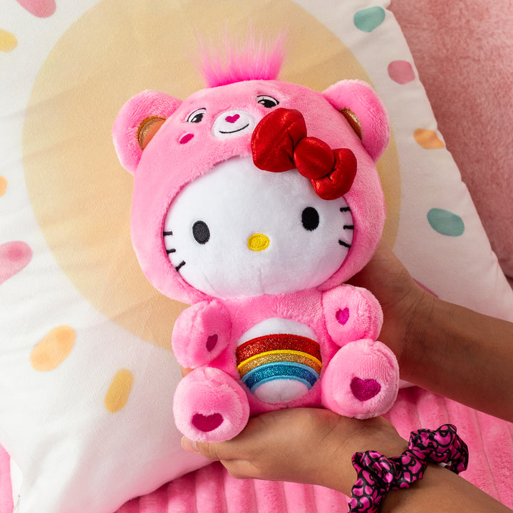 Care Bears x Hello Kitty as Cheer Bear 22cm Plush