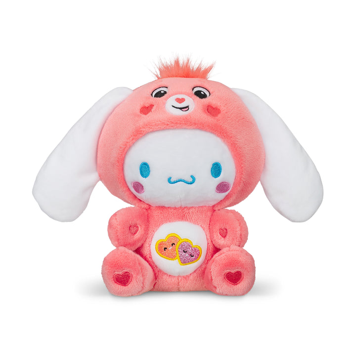 Care Bears x Hello Kitty Cinnamoroll as Love-A-Lot Bear 22cm Plush