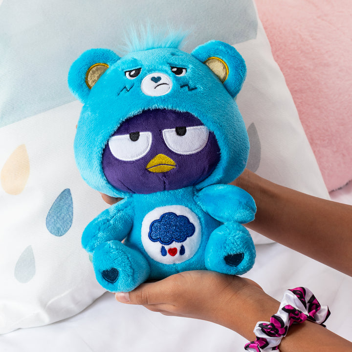 Care Bears x Hello Kitty Badtz-Maru as Grumpy Bear 22cm Plush