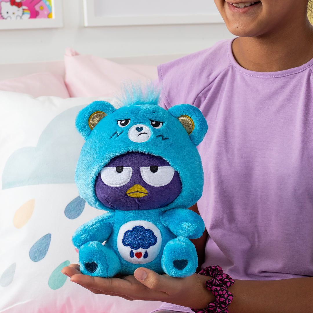 Care Bears x Hello Kitty Badtz-Maru as Grumpy Bear 22cm Plush