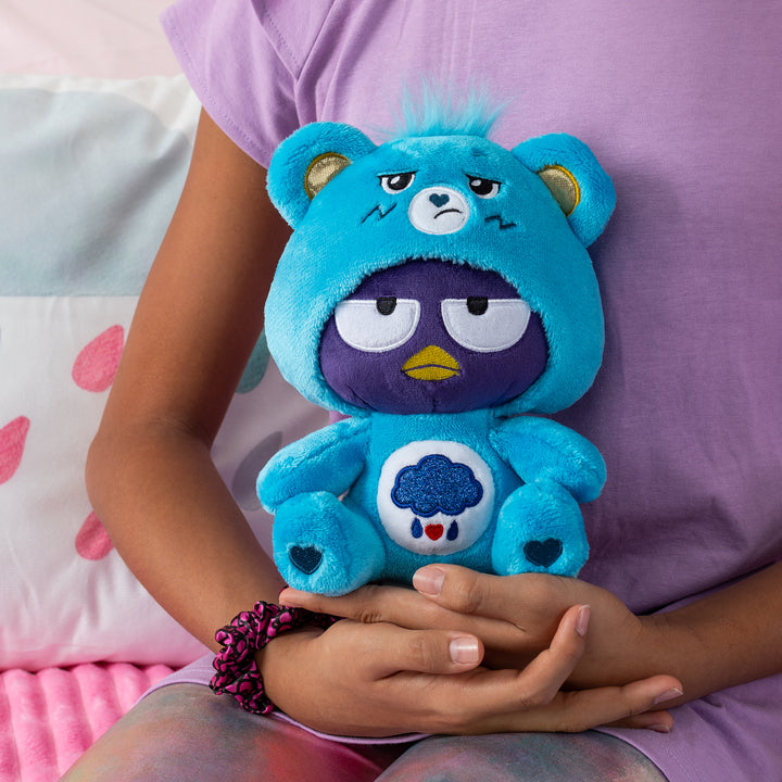 Care Bears x Hello Kitty Badtz-Maru as Grumpy Bear 22cm Plush