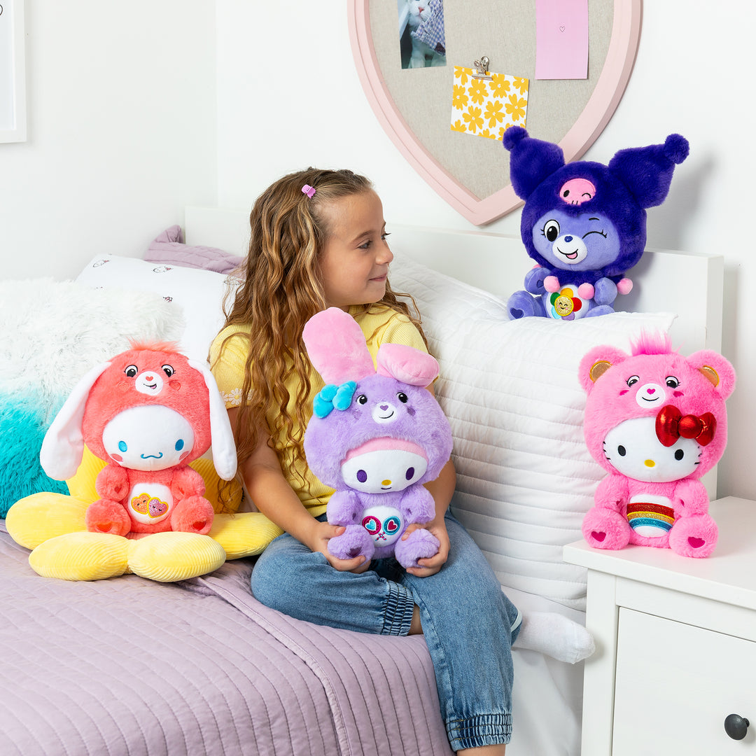 Care Bears x Hello Kitty (Cinnamoroll as Love-A-Lot Bear) 25cm Plush