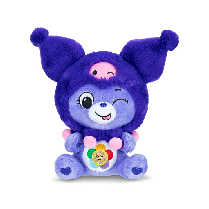 Care Bears x Hello Kitty (Harmony Bear as Kuromi) 25cm Plush