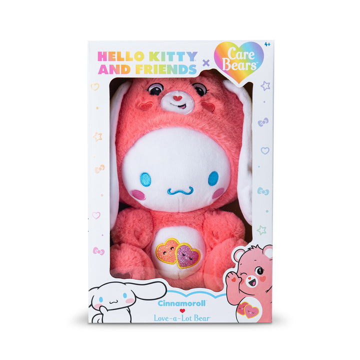 Care Bears x Hello Kitty (Cinnamoroll as Love-A-Lot Bear) 25cm Plush