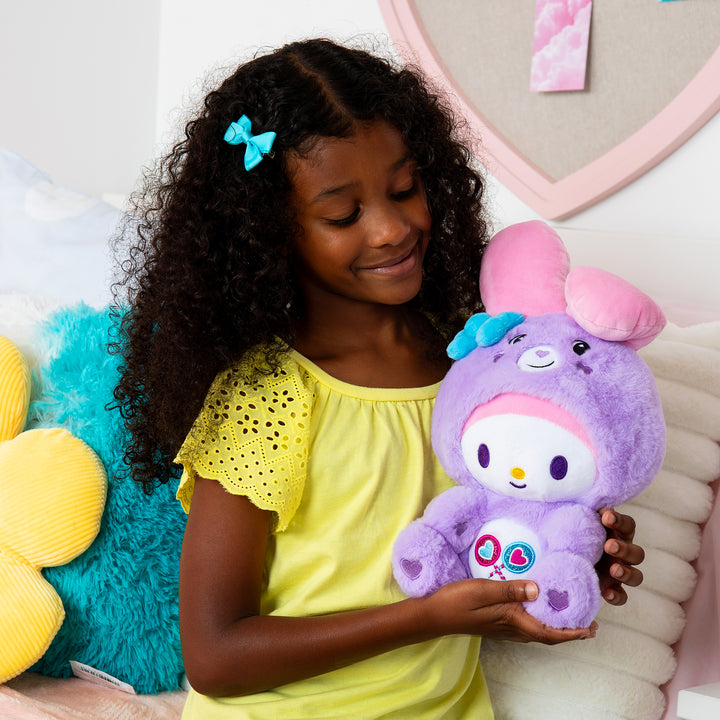 Care Bears x Hello Kitty (My Melody as Share Bear) 25cm Plush