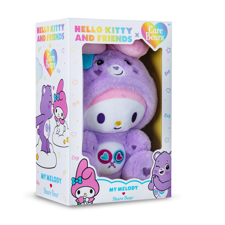 Care Bears x Hello Kitty (My Melody as Share Bear) 25cm Plush