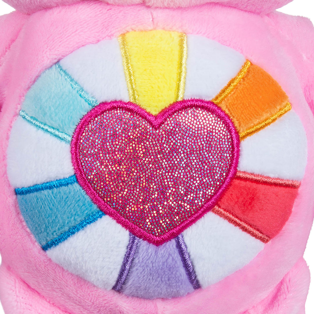 Care Bears Hopeful Heart Bear 22cm Sparkle Eco-Friendly Plush