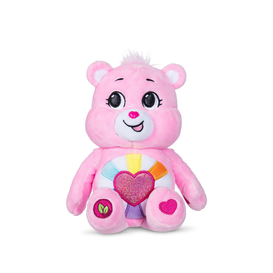 Care Bears Hopeful Heart Bear 22cm Sparkle Eco-Friendly Plush