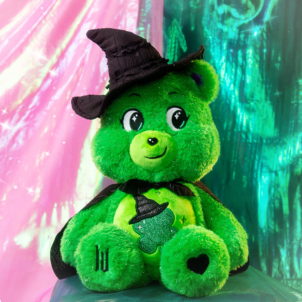 Care Bears x Wicked 2pk Boxed Set (Love-a-Lot Bear as Glinda and Good Luck Bear as Elphaba) 30cm Plush