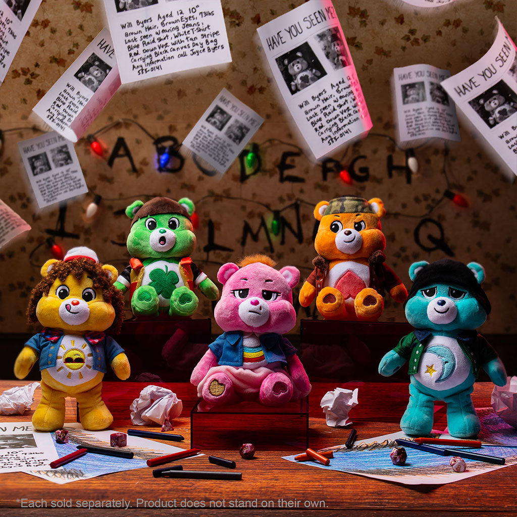 Care Bears x Stranger Things - Bedtime Bear as Mike 22cm Plush