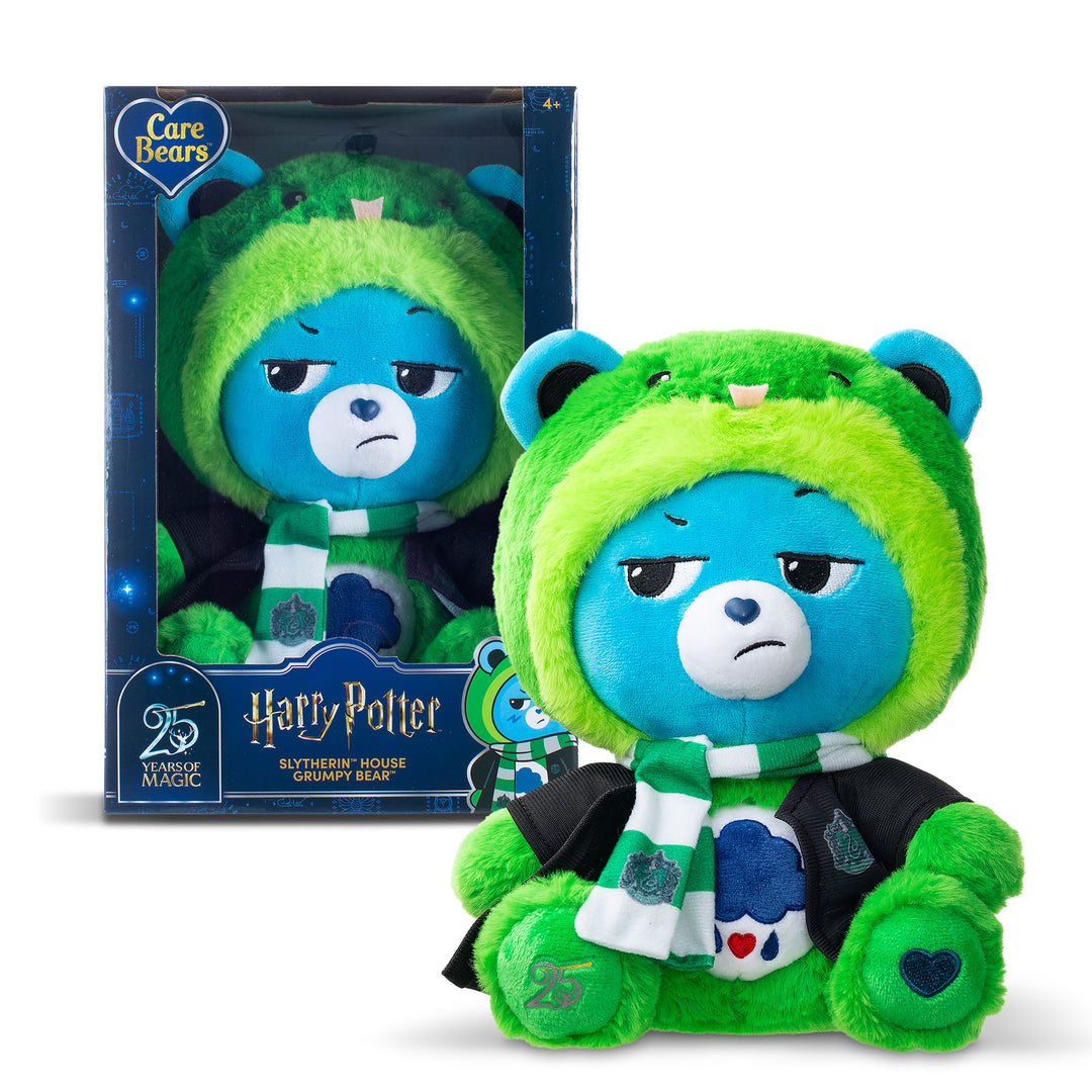 Care Bears x Harry Potter Magic Hoodie Mascot Grumpy Bear x Slytherin 30cm Plush