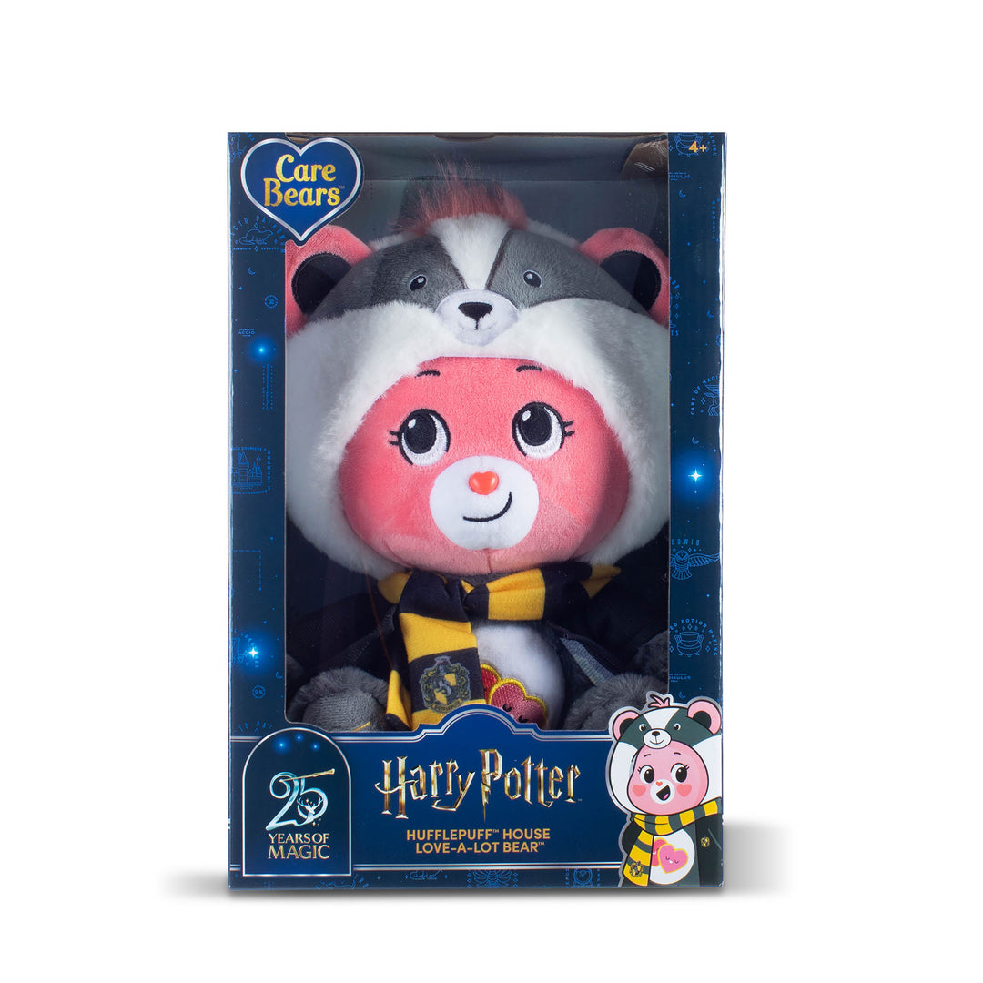 Care Bears x Harry Potter Magic Hoodie Mascot Love A Lot Bear x Hufflepuff 30cm Plush