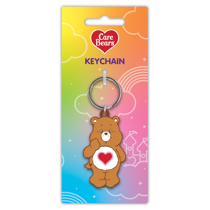 Care Bears Grumpy & Tenderheart Keychain + Angel Baby Badge Bundle