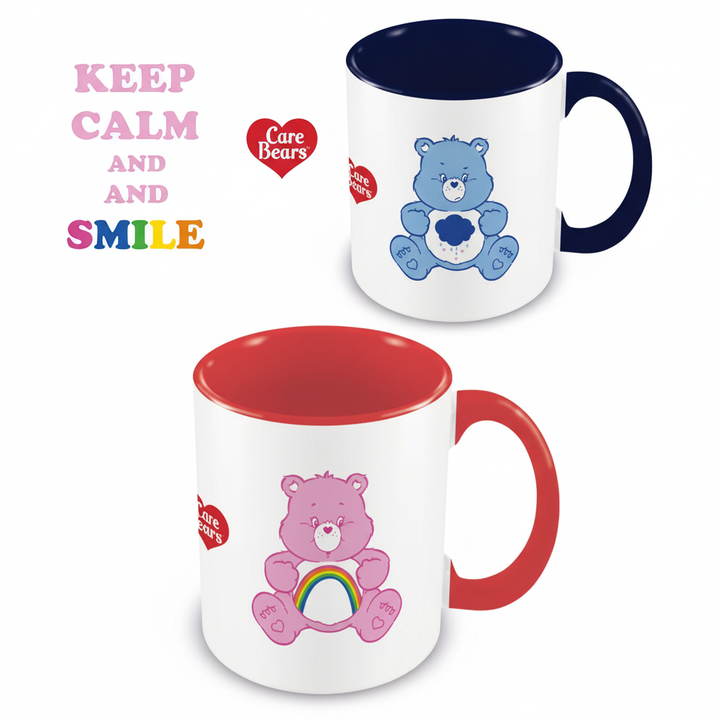 Care Bears Cheer Bear and Grumpy Bear mug bundle