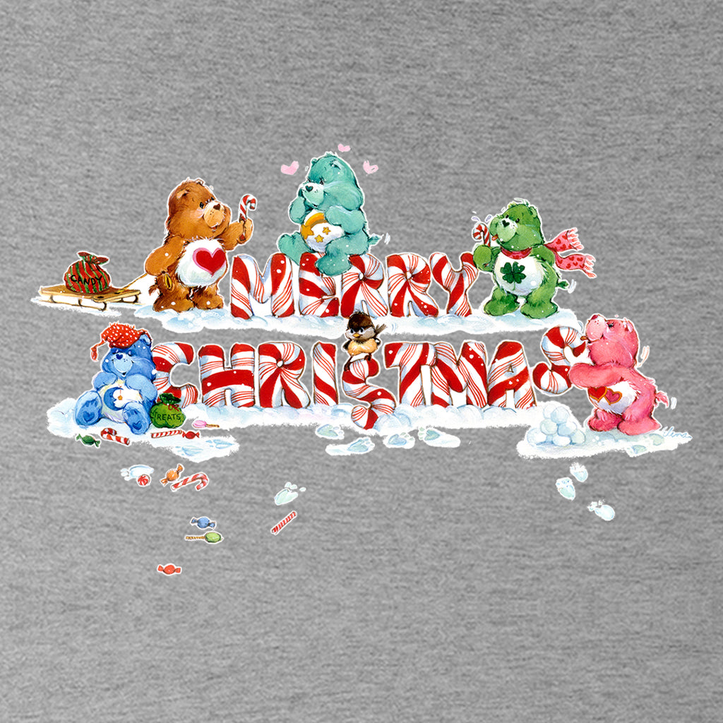Care Bears Christmas Merry Xmas Candy Cane Men's Sweatshirt-Care Bears Store