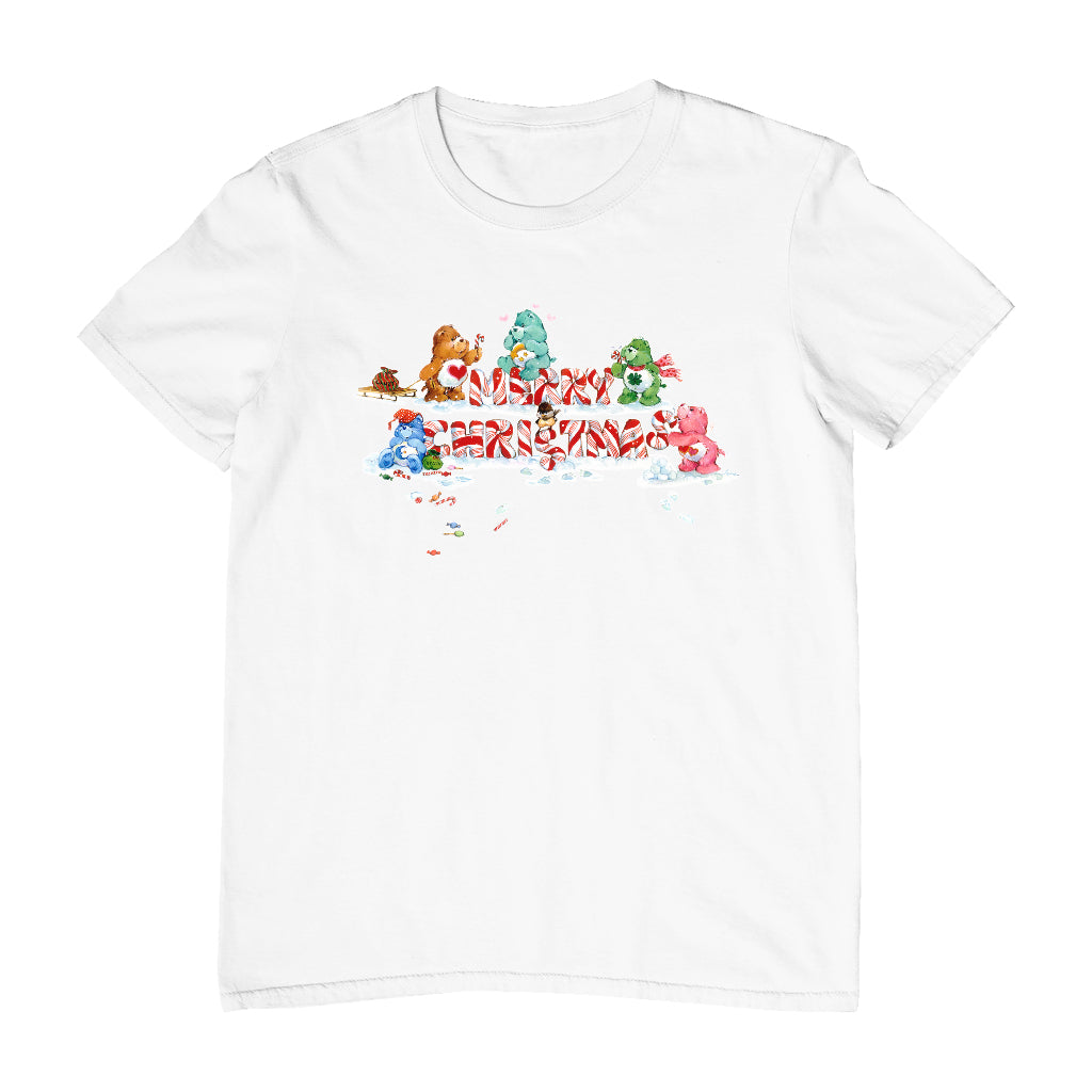 Care Bears Christmas Merry Xmas Candy Cane Men's T-Shirt-Care Bears Store