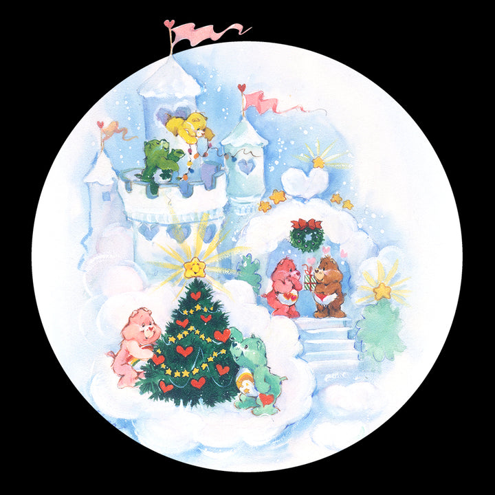 Care Bears Christmas Snow Castle Kids T-Shirt-Care Bears Store