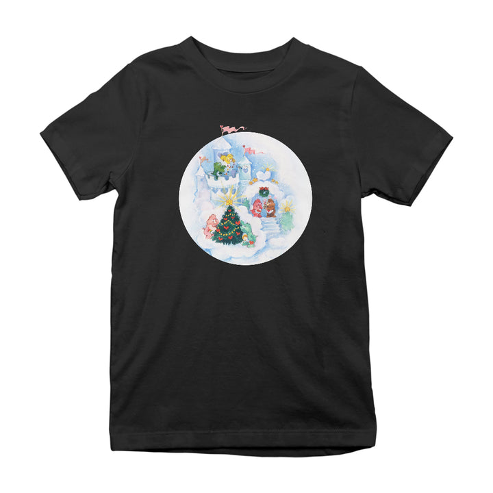Care Bears Christmas Snow Castle Kids T-Shirt-Care Bears Store