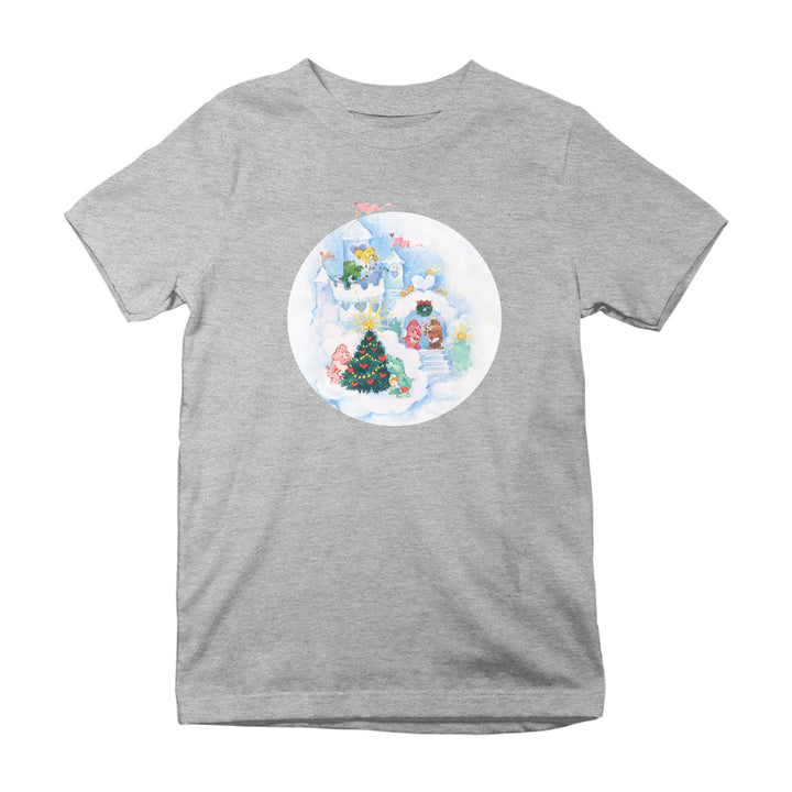 Care Bears Christmas Snow Castle Kids T-Shirt-Care Bears Store