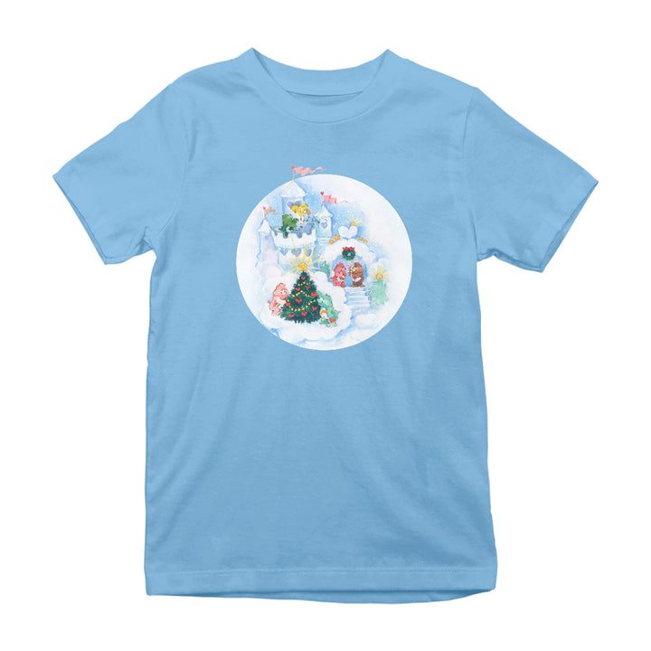 Care Bears Christmas Snow Castle Kids T-Shirt-Care Bears Store