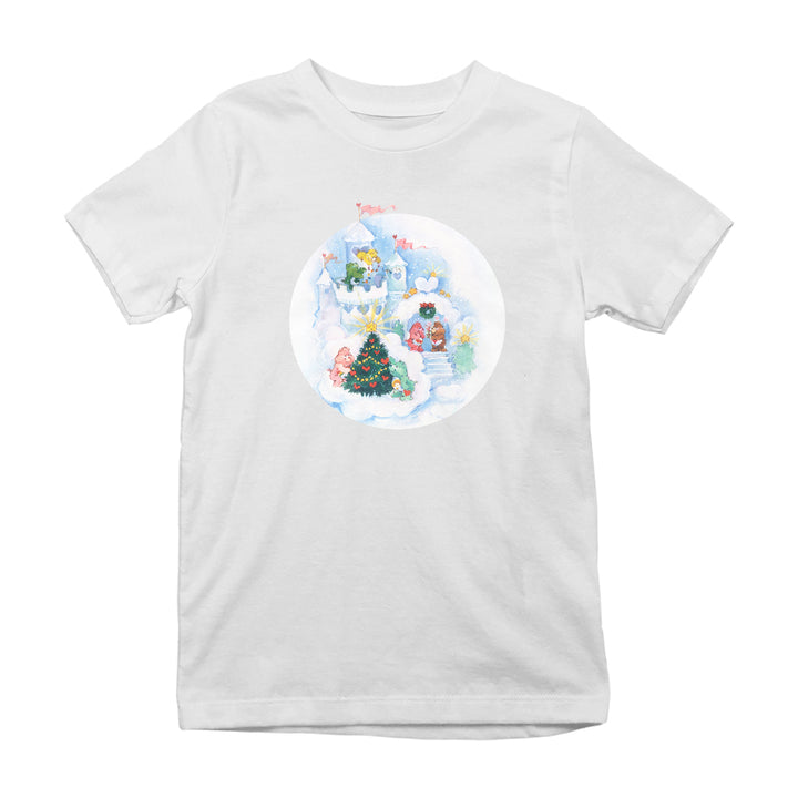 Care Bears Christmas Snow Castle Kids T-Shirt-Care Bears Store