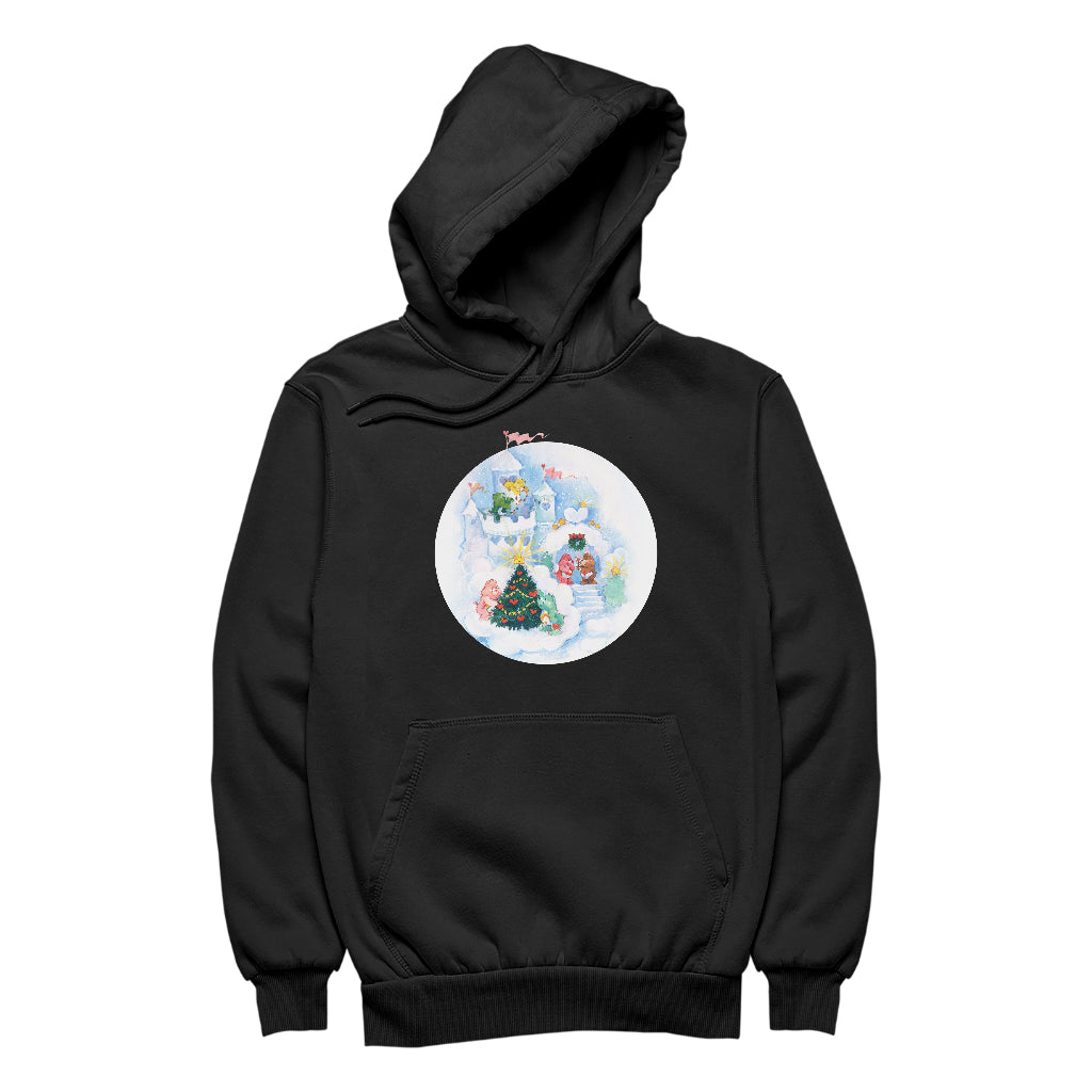 Care Bears Christmas Snow Castle Men's Hooded Sweatshirt-Care Bears Store
