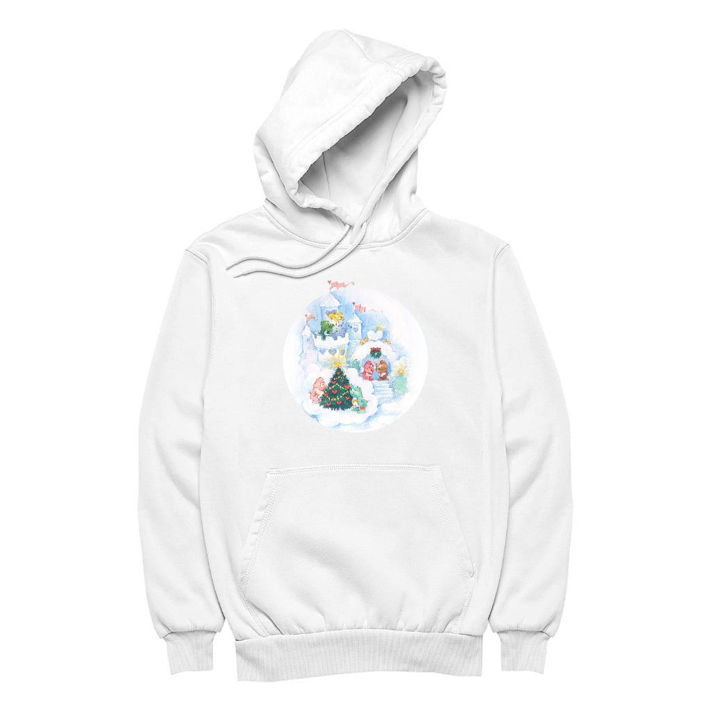 Care Bears Christmas Snow Castle Men's Hooded Sweatshirt-Care Bears Store