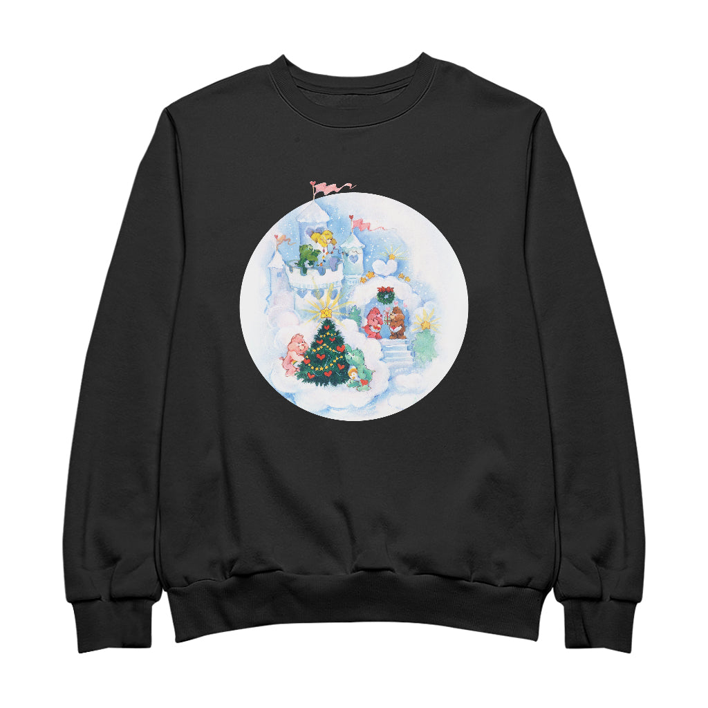 Care Bears Christmas Snow Castle Men's Sweatshirt-Care Bears Store