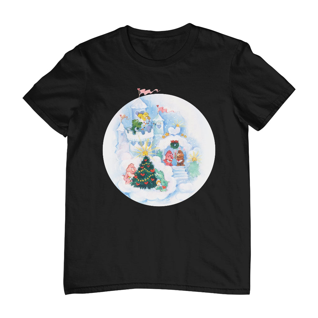 Care Bears Christmas Snow Castle Men's T-Shirt-Care Bears Store