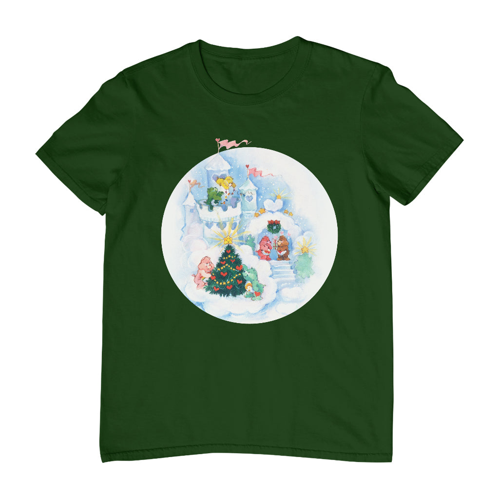 Care Bears Christmas Snow Castle Men's T-Shirt-Care Bears Store