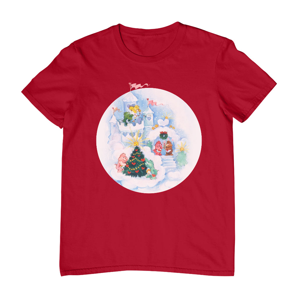 Care Bears Christmas Snow Castle Men's T-Shirt-Care Bears Store