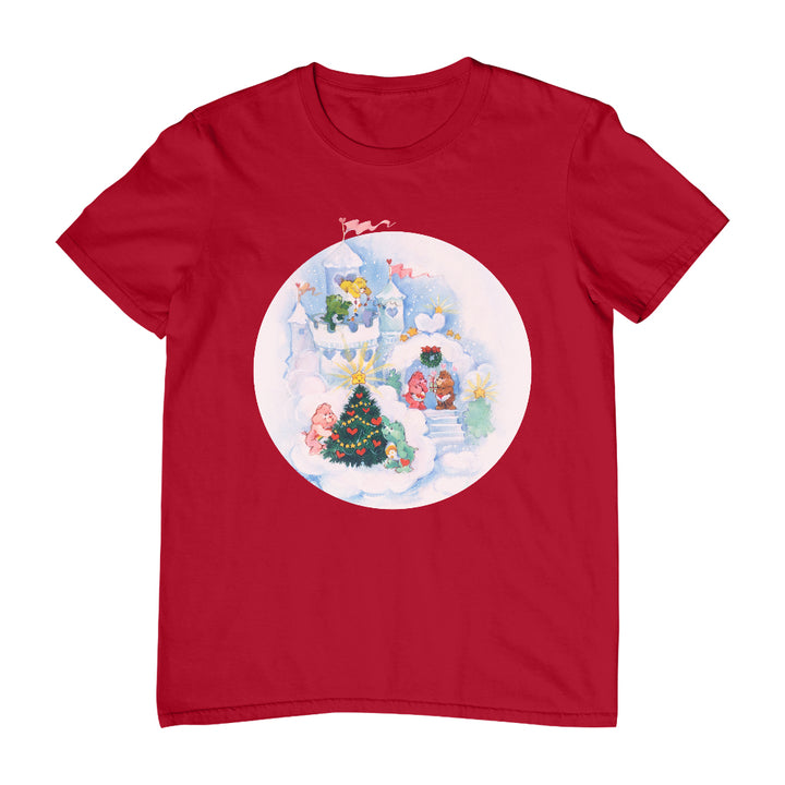 Care Bears Christmas Snow Castle Men's T-Shirt-Care Bears Store