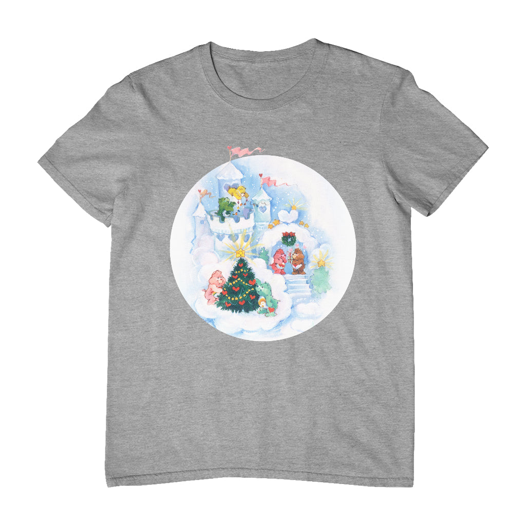 Care Bears Christmas Snow Castle Men's T-Shirt-Care Bears Store