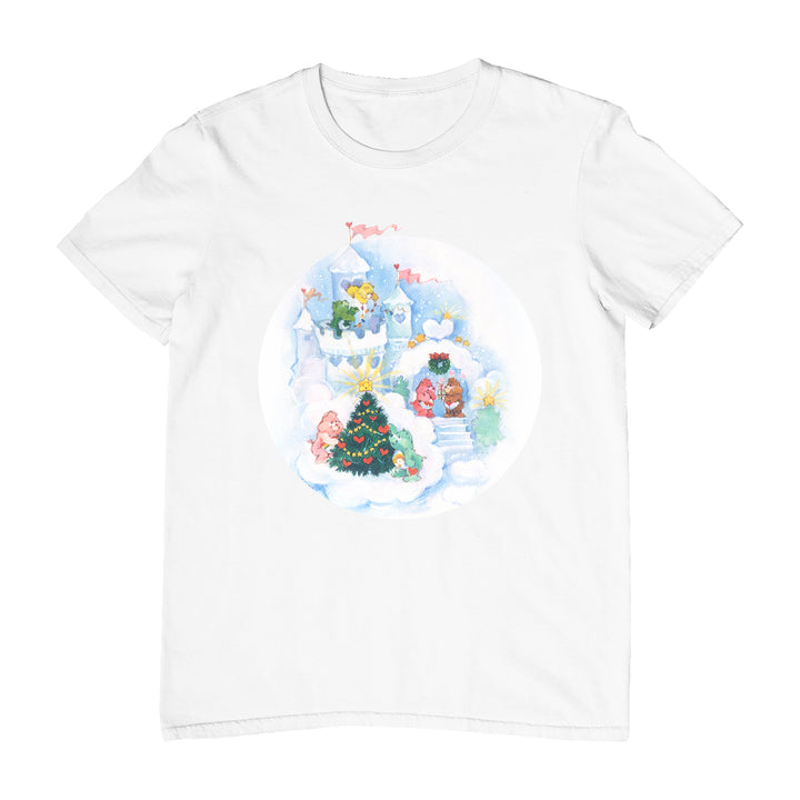 Care Bears Christmas Snow Castle Men's T-Shirt-Care Bears Store