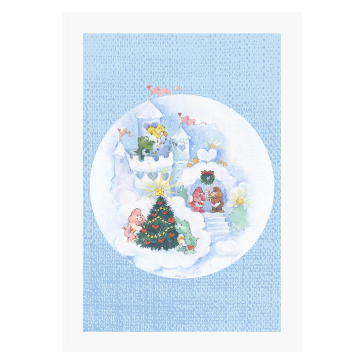 Christmas Snow Castle A4 Print-Care Bears Store