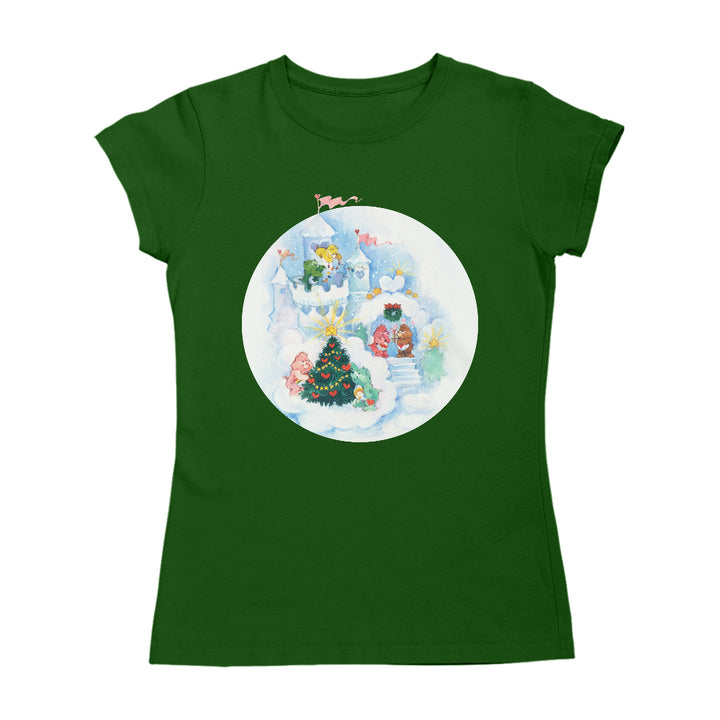 Care Bears Christmas Snow Castle Women's T-Shirt-Care Bears Store
