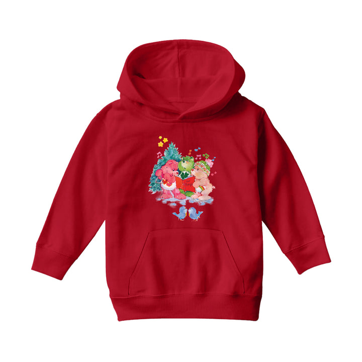 Care Bears Christmas Carol Kids Hooded Sweatshirt-Care Bears Store