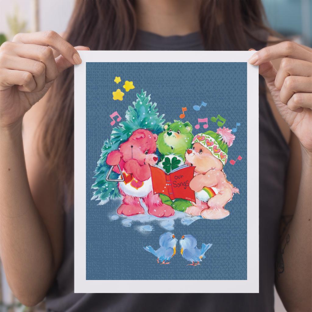 Christmas Carol A4 Print-Care Bears Store