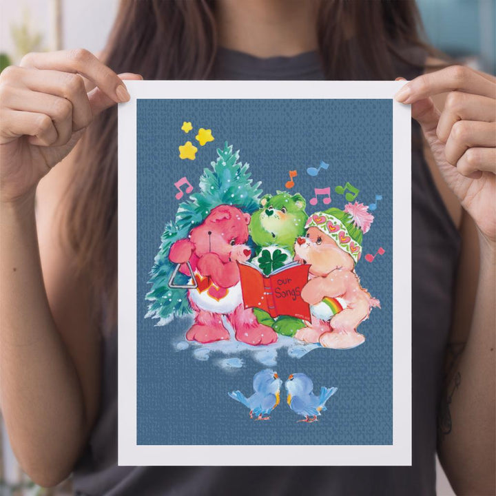 Christmas Carol A4 Print-Care Bears Store