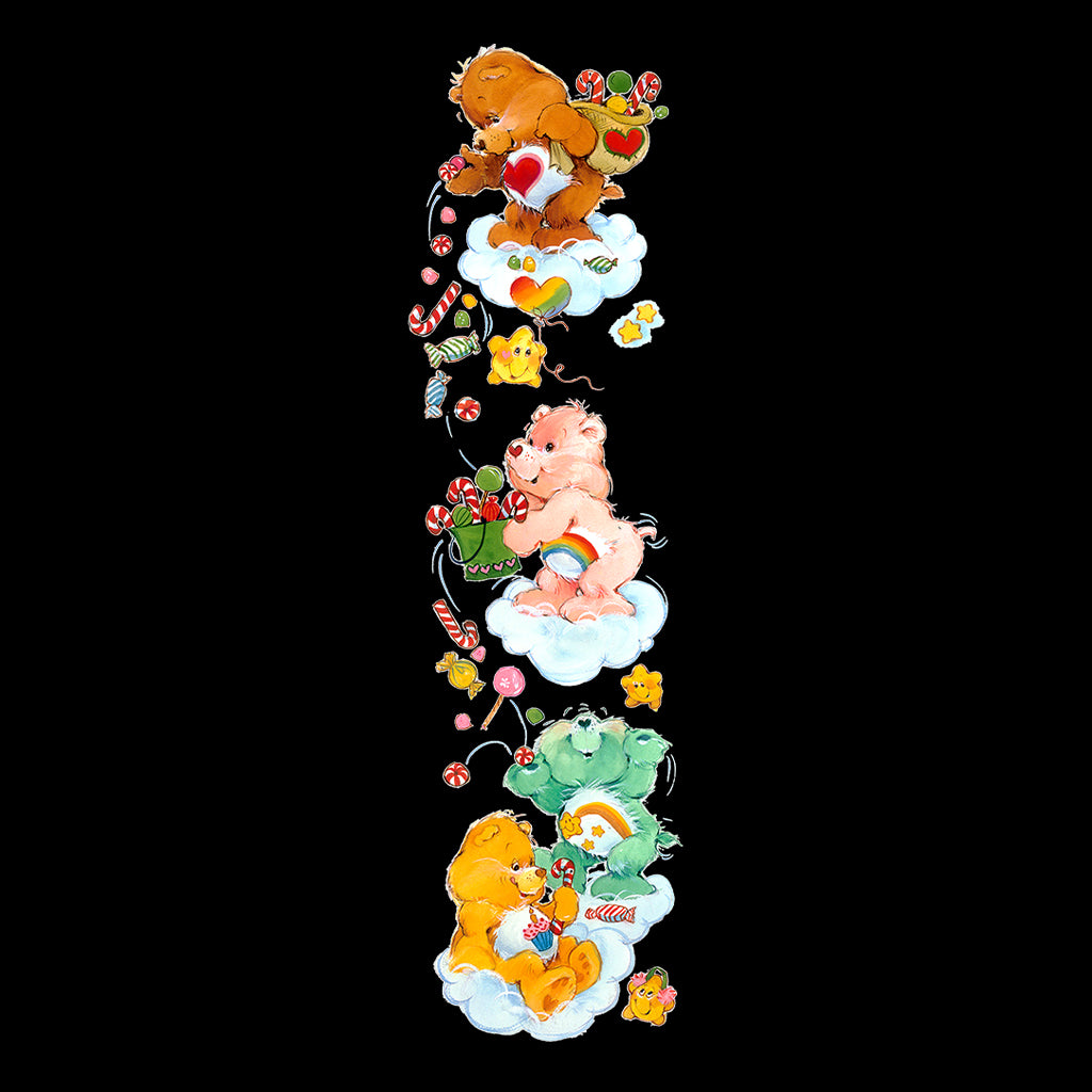 Care Bears Christmas Candy Shower Men's Sweatshirt-Care Bears Store