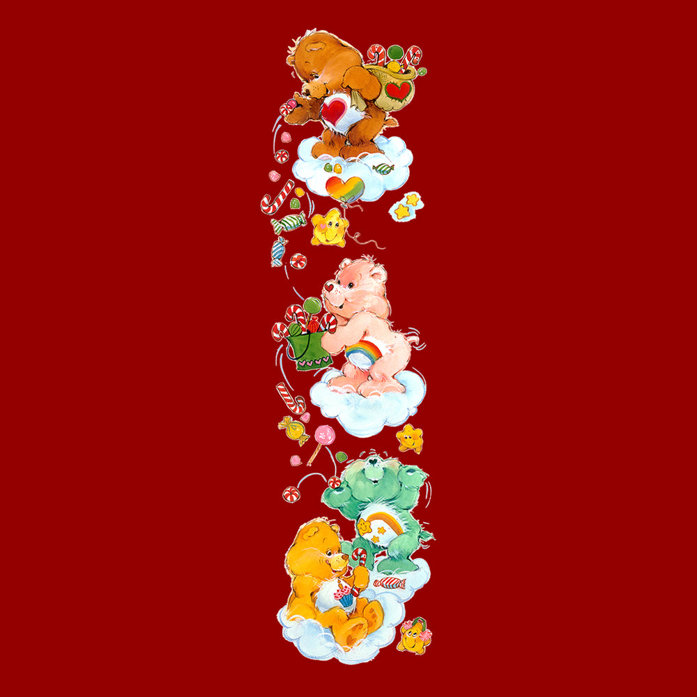 Care Bears Christmas Candy Shower Kids Sweatshirt-Care Bears Store