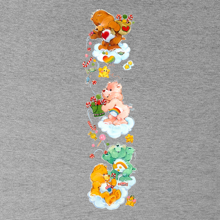 Care Bears Christmas Candy Shower Men's Sweatshirt-Care Bears Store