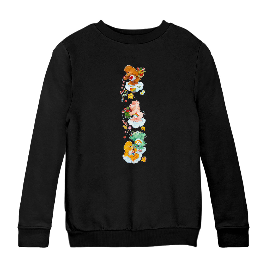 Care Bears Christmas Candy Shower Kids Sweatshirt-Care Bears Store
