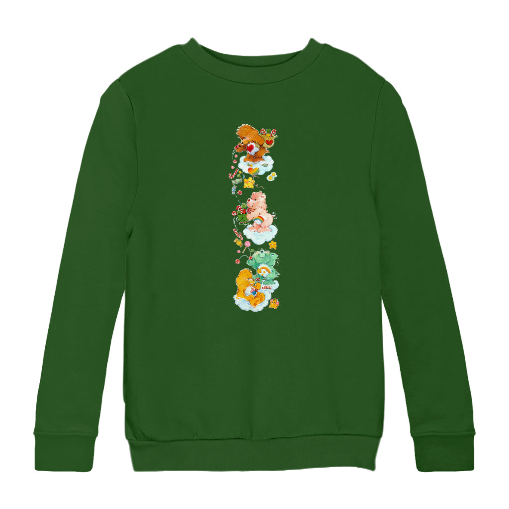 Care Bears Christmas Candy Shower Kids Sweatshirt-Care Bears Store