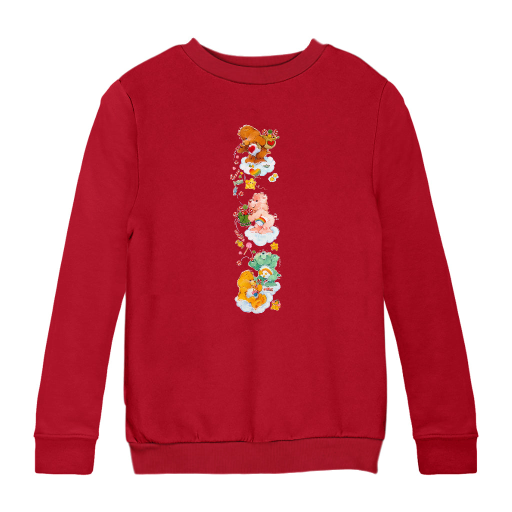 Care Bears Christmas Candy Shower Kids Sweatshirt-Care Bears Store